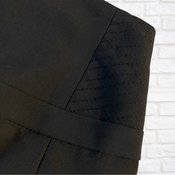 Express Pencil Skirt Black w/Leopard-Print | Express Design Studio | Size 0 - Picture 4 of 7